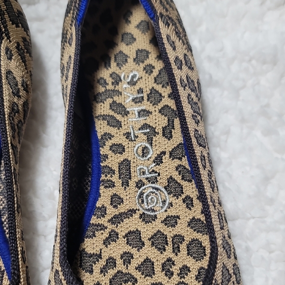 Rothy's Tan and Black Leopard Flats - Picture 2 of 5